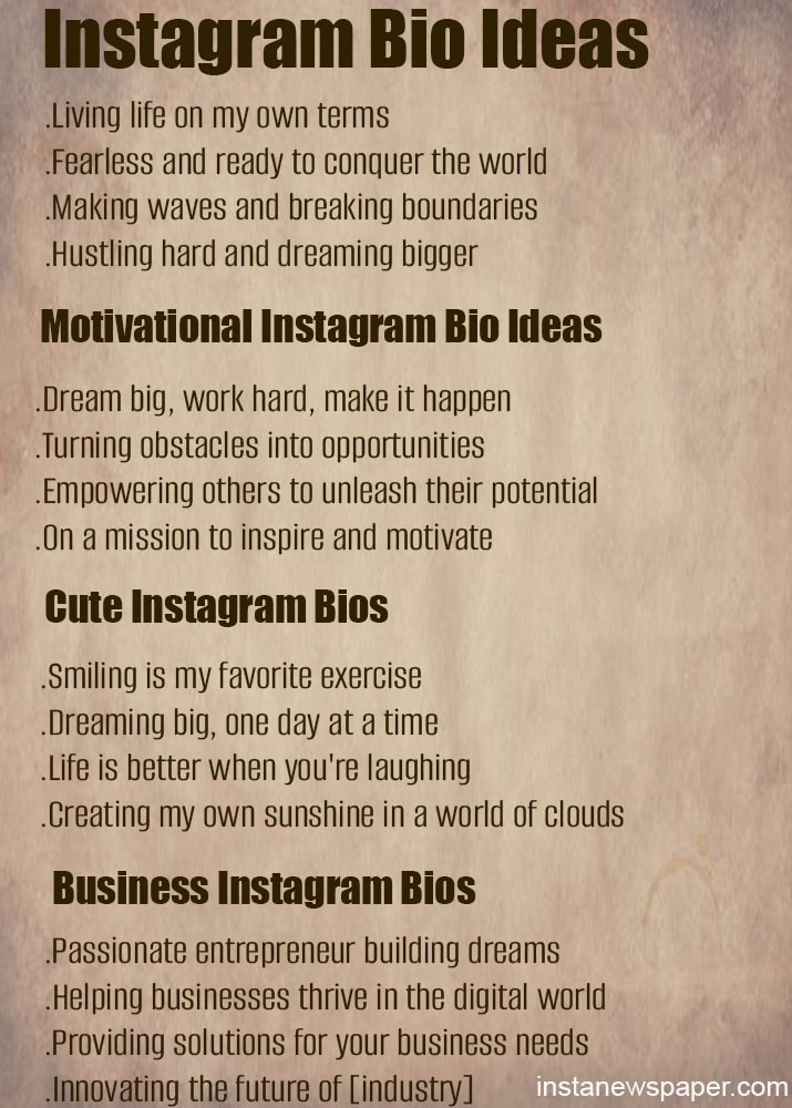 ️+200 Instagram Bio Ideas Aesthetic [2026]